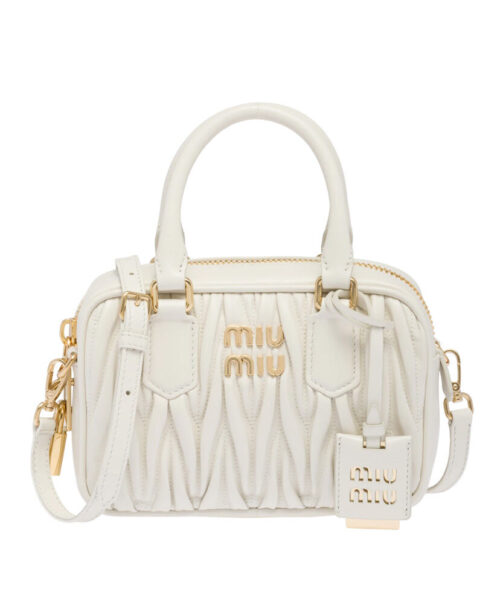 Miumiu Matelasse Nappa Leather Top-handle Bag 5BB123
